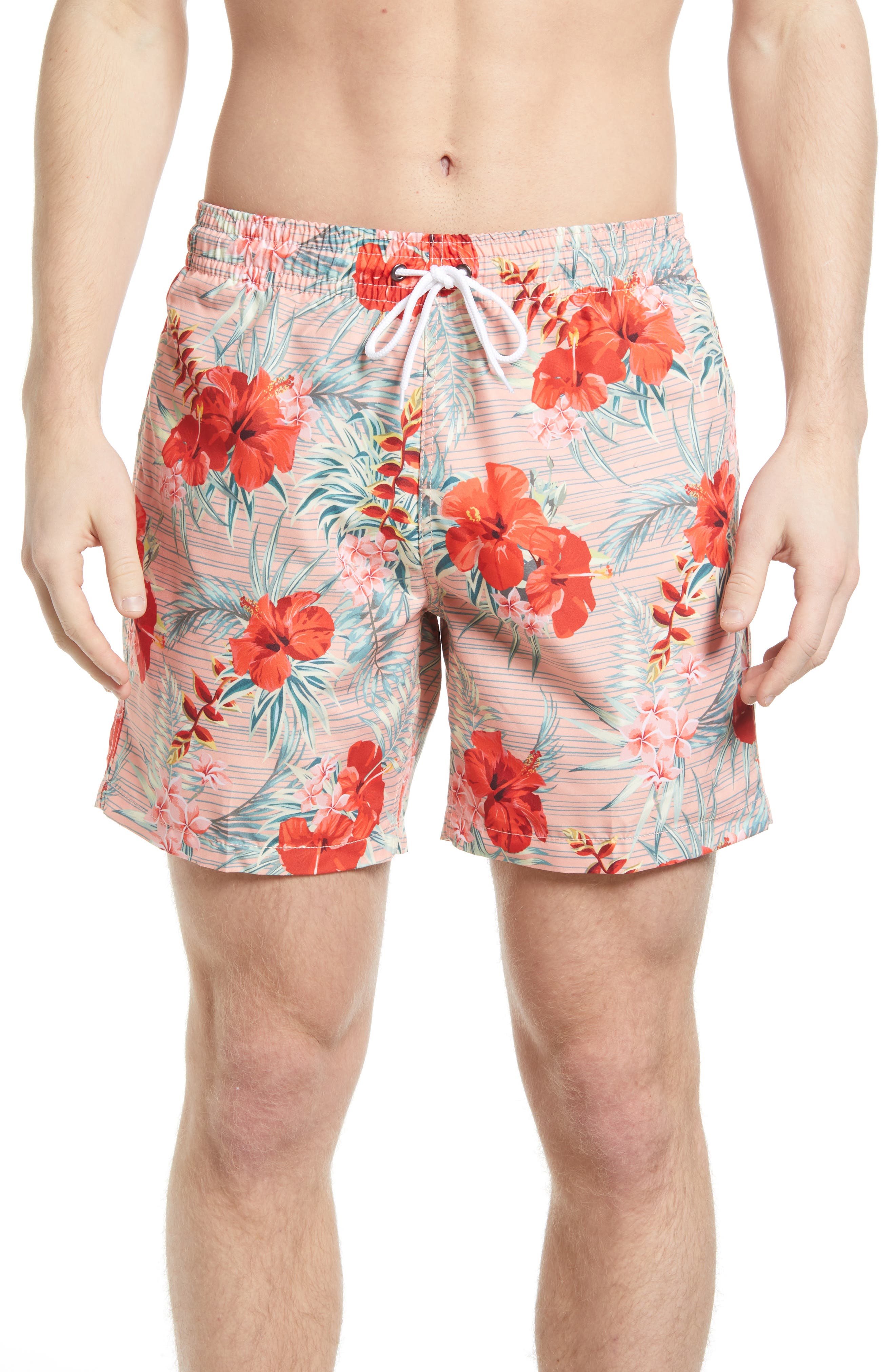 Men Comfortable Hawaii Waves Travel Fashion Beach Shorts Swim Trunks Board Shorts 